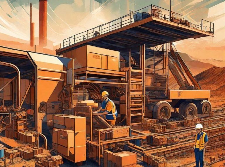 fifo workers working on a dump truck